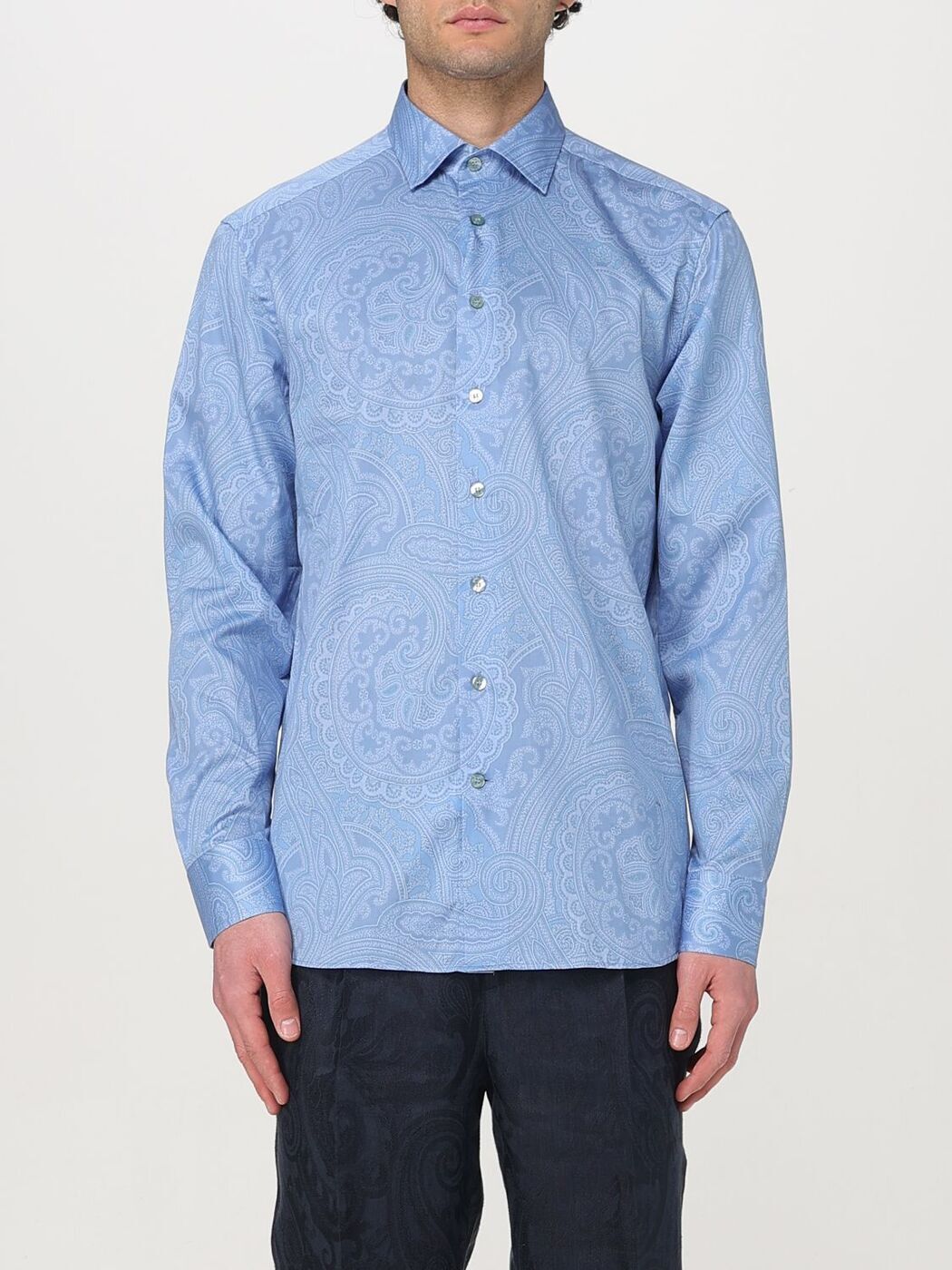 ȥ ETRO   Shirts MRIB000199SA493 Gnawed Blue  ̵ åԥ̵ 20...