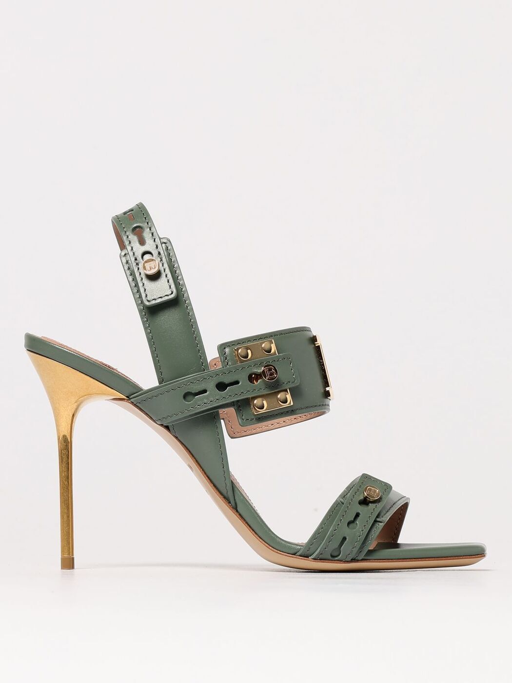 Хޥ BALMAIN  ǥ ꡼ Sandals EN1UH086LVIT Green  ̵ åԥ̵...