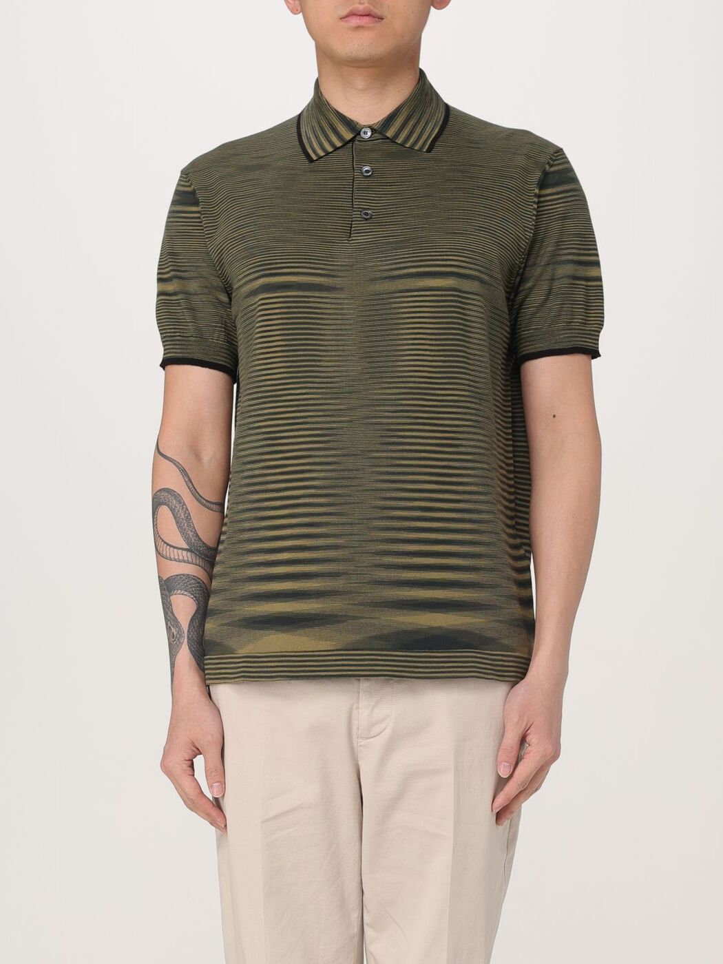 ߥå MISSONI ݥ  ꡼ Polo shirts UC22W204BK013BA Green  ̵...
