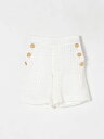 バルマン BALMAIN ショートパンツ パンツ ショーツ ボーイズ Shorts BW6679S0192 Ivory 関税 送料無料 ラッピング無料 2025SS gi