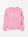 リュー ジョ― LIU JO クルーネックジャンパー ニットウェア ガールズ ピンク Crew neck jumpers KA5086MS49I Pink 関税 送料無料 ラッピング無料 2025SS gi