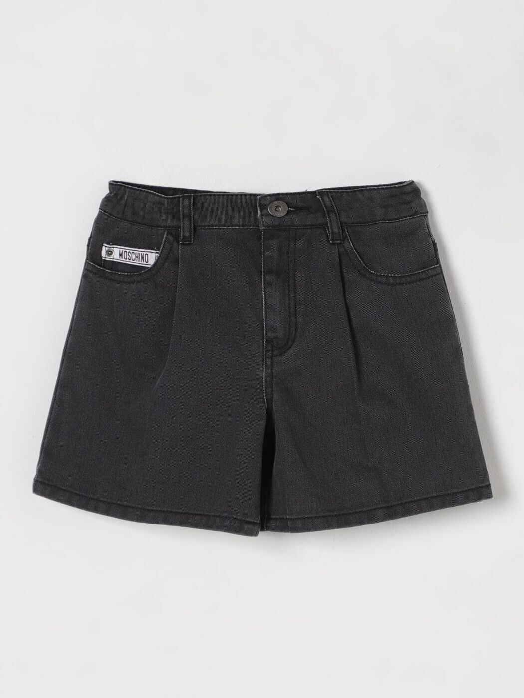 ⥹ MOSCHINO 硼ȥѥġѥ 硼 ܡ ֥å Shorts HDQ01RLOA14 Black  ...