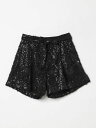 モナリザ MONNALISA ショートパンツ パンツ ショーツ ガールズ ブラック Shorts 71E4065970 Black 関税 送料無料 ラッピング無料 2025SS gi