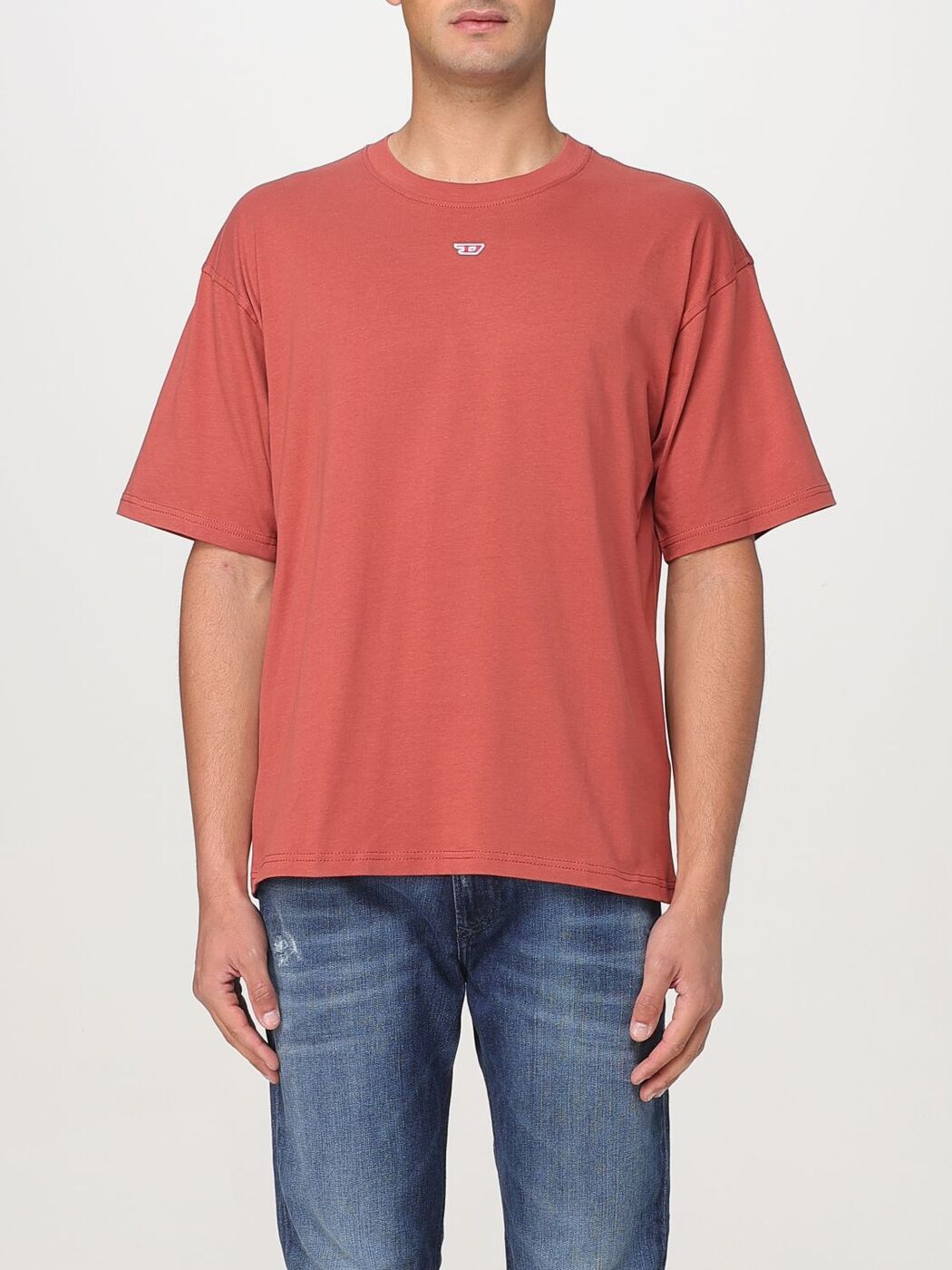 ݥȺ4!! ǥ DIESEL T  T-shirts A149290GRAI Brick Red ...