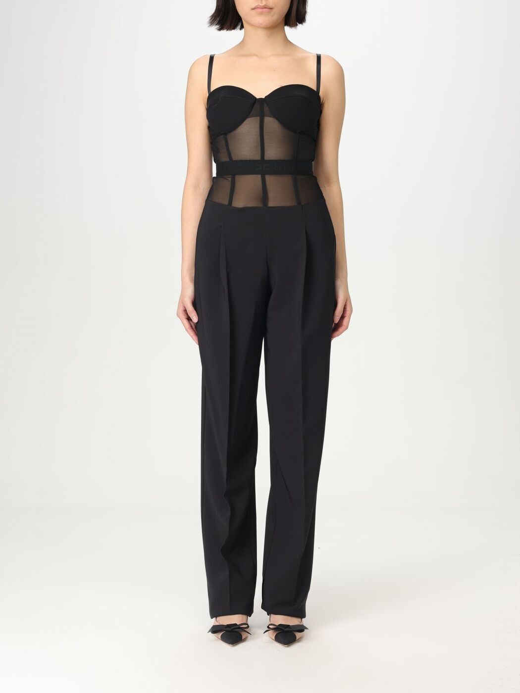 ꥶ٥å ե ELISABETTA FRANCHI åȥå 륤 ǥ ֥å Jumpsuits TU0...