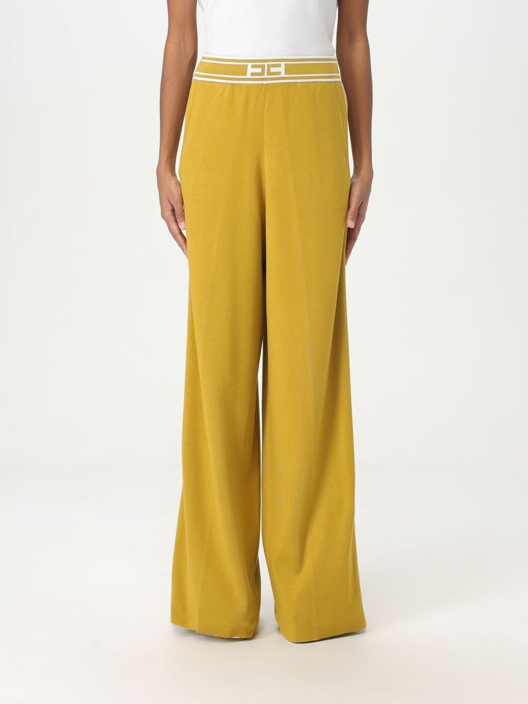 ꥶ٥å ե ELISABETTA FRANCHI ܥ ѥ ǥ  Trousers KP65S Yello...