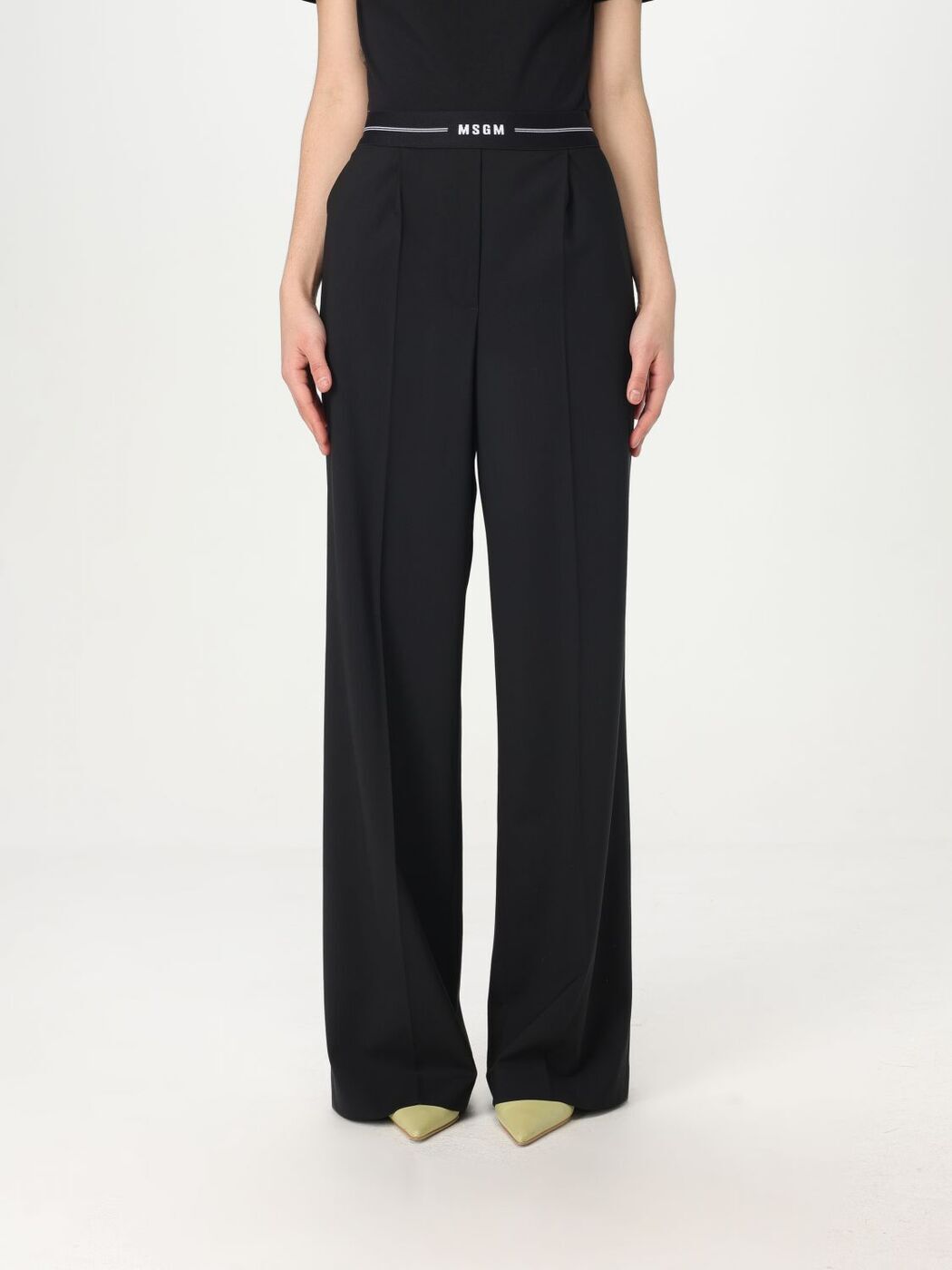 ݥȺ4!! २ MSGM ܥ ѥ ǥ ֥å Trousers 3841MDP142571...