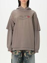 アクネ ストゥディオズ ACNE STUDIOS トレーナー レディース グレー Sweatshirts AI0160 Grey 関税 送料無料 ラッピング無料 2025SS gi