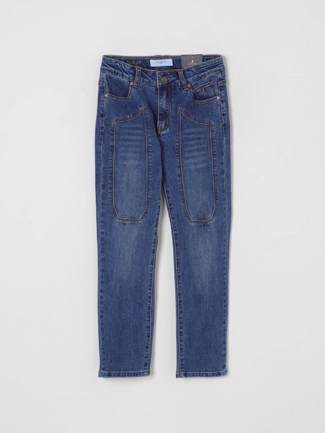 å JECKERSON 쥮顼եåȥ ǥ˥ ܡ ֥롼 Regular fit jeans 101PJMJ...