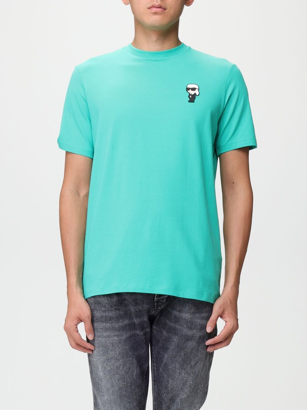  饬ե KARL LAGERFELD T  ꡼ T-shirts 755027532221 Green ...