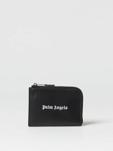 【15,000円以上1,000円OFF!!】 PALM ANGELS パーム エンジェルス ブラック Black 財布 メンズ 秋冬2023 PMND011F23LEA001 【関税・送料無料】【ラッピング無料】 gi