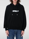 【三連休限定1000円OFF】 オフホワイト OFF WHITE スウェットシャツ トレーナー メンズ ブラック Sweatshirts OMBB085S25FLE00I Black 関税 送料無料 ラッピング無料 2025SS gi