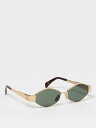 【1000円OFFクーポン配布中!!】 セリーヌ CELINE サングラス サングラス・メガネ レディース ゴールド Sunglasses CL40254U Gold 関税 送料無料 ラッピング無料 2025SS gi