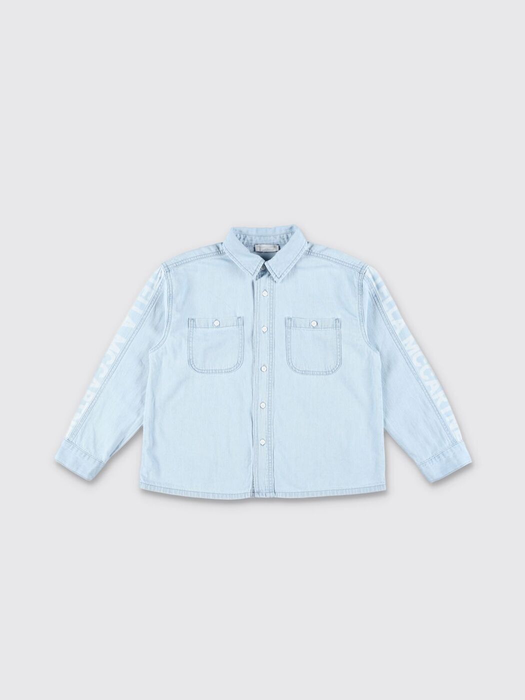 楽天BRANDSHOP・クラージュ楽天市場店ステラマッカートニー STELLA MCCARTNEY シャツ ボーイズ ブルー Casual shirts TW5P50Z0522 Denim 関税 送料無料 ラッピング無料 2025SS gi