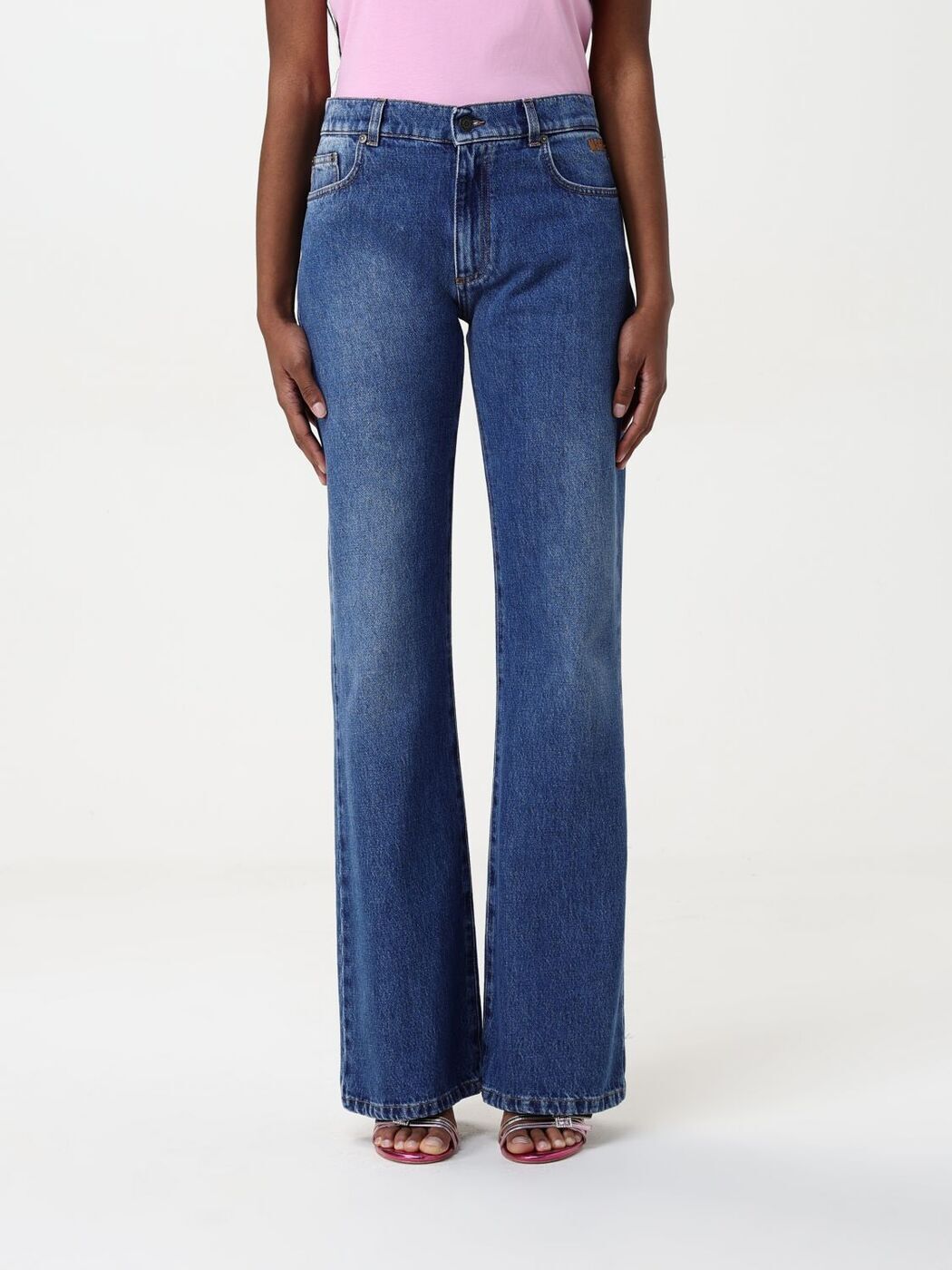 ݥȺ4!! २ MSGM ǥ˥ ǥ ֥롼 Jeans 3842MDP234 257242 Den...