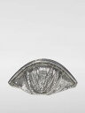 【三連休限定1000円OFF】 ラバンヌ RABANNE クラッチバッグ レディース シルバー Clutch and wristlets bags 25PSS0496MET719 Silver 関税 送料無料 ラッピング無料 2025SS gi