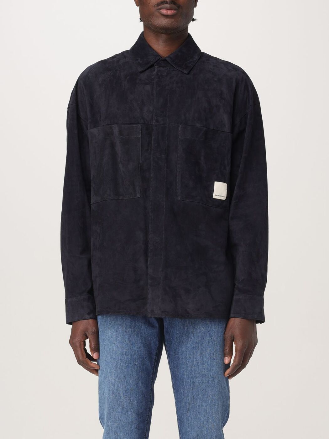 ݥꥪ ޡ EMPORIO ARMANI   ֥롼 Shirts EM001156AF13843 Blue  ...