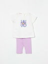 【本日ポイント4倍!!】 リュー ジョ― LIU JO パジャマ セットアップ ガールズ Nightwear HA5061J5003 White 2 関税 送料無料 ラッピング無料 2025SS gi