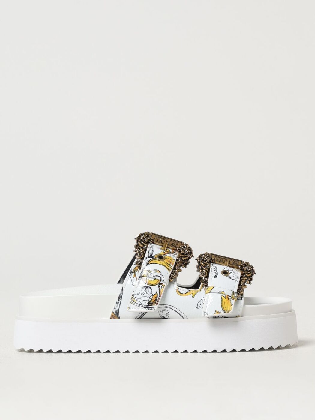 륵󥺡塼 VERSACE JEANS COUTURE  ǥ ۥ磻 Sandals 78VA3...