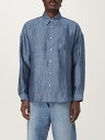 サンフラワー SUNFLOWER シャツ メンズ ブルー Shirts 1238 Blue 関税 送料無料 ラッピング無料 2025SS gi