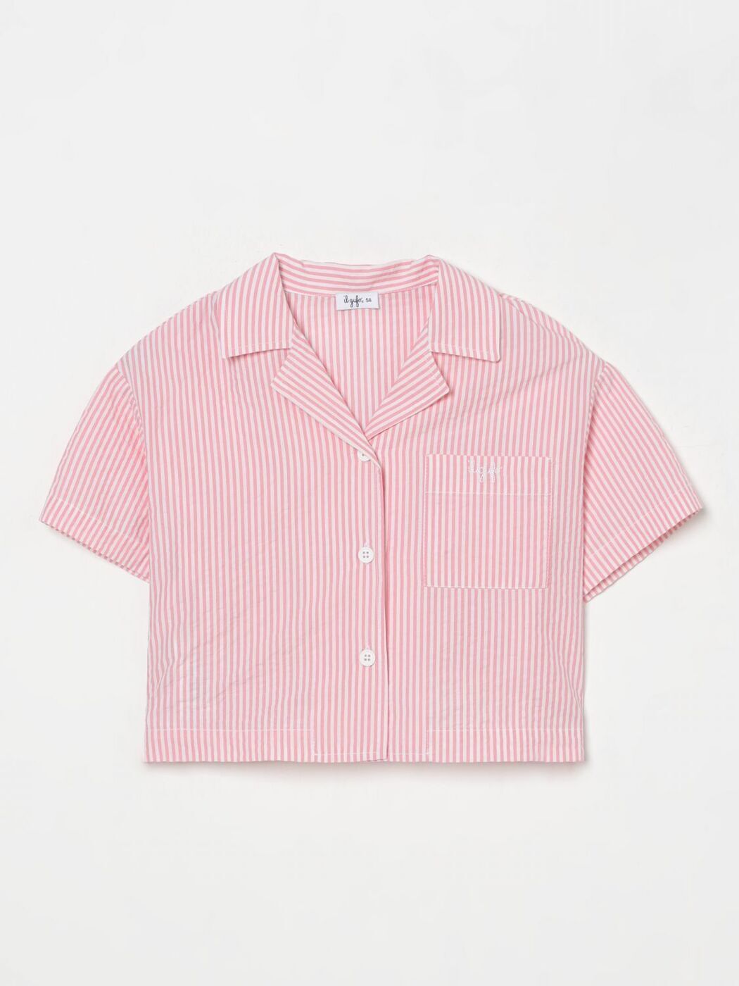 楽天BRANDSHOP・クラージュ楽天市場店イルグッフォ IL GUFO フォーマルシャツ シャツ ガールズ ピンク Formal shirts P25CC104C1080 Pink 関税 送料無料 ラッピング無料 2025SS gi