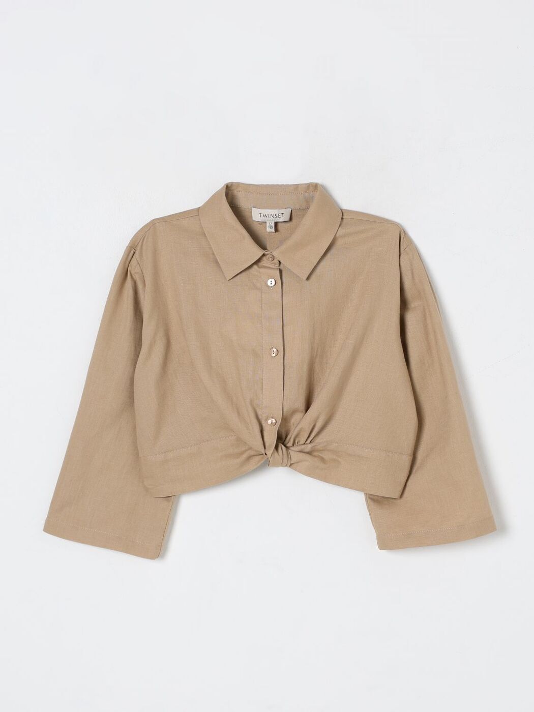 楽天BRANDSHOP・クラージュ楽天市場店ツインセット TWINSET フォーマルシャツ シャツ ガールズ ベージュ Formal shirts 251GJ2401 Beige 関税 送料無料 ラッピング無料 2025SS gi