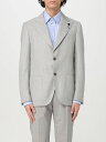 ラルディーニ LARDINI ジャケット メンズ グレー Jackets ES688AE ESIF64507 Grey 関税 送料無料 ラッピング無料 2025SS gi