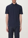 ザノーネ ZANONE ポロシャツ メンズ ブルー Polo shirts 815109ZG380 Blue 関税 送料無料 ラッピング無料 2025SS gi