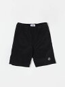 【1000円OFFクーポン配布中!!】 ストーン アイランド STONE ISLAND JUNIOR ショートパンツ パンツ ショーツ ボーイズ ブラック Shorts B100002S0043 Black 関税 送料無料 ラッピング無料 2025SS gi