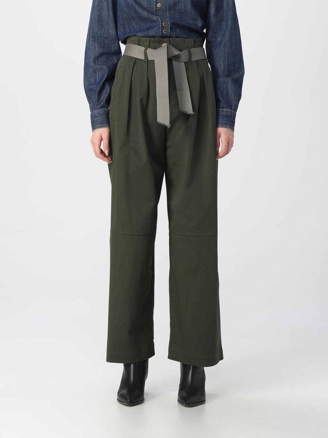 ԥ PINKO ܥ ѥ ǥ ꡼ Trousers 1G189XA054 Green  ̵ åԥ̵...