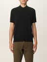 パオロペコラ PAOLO PECORA ポロシャツ メンズ ブラック Polo shirts A023F100 Black 関税 送料無料 ラッピング無料 2025SS gi