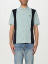 フレッド ペリー FRED PERRY ポロシャツ メンズ ブルー Polo shirts M7807 Blue 関税 送料無料 ラッピング無料 2025SS gi