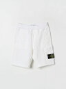 【1000円OFFクーポン配布中!!】 ストーン アイランド STONE ISLAND JUNIOR ショートパンツ パンツ ショーツ ボーイズ ホワイト Shorts 62160 White 関税 送料無料 ラッピング無料 2024SS gi