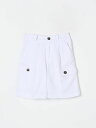 【1000円OFFクーポン配布中!!】 パオロペコラ PAOLO PECORA ショートパンツ パンツ ショーツ ボーイズ ホワイト Shorts PP4025 White 関税 送料無料 ラッピング無料 2025SS gi