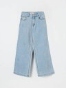 【本日ポイント4倍!!】 ミスブルマリン MISS BLUMARINE レギュラーフィットジーンズ デニム ガールズ Regular fit jeans BFPA009DF004 Gnawed Blue 関税 送料無料 ラッピング無料 2025SS gi