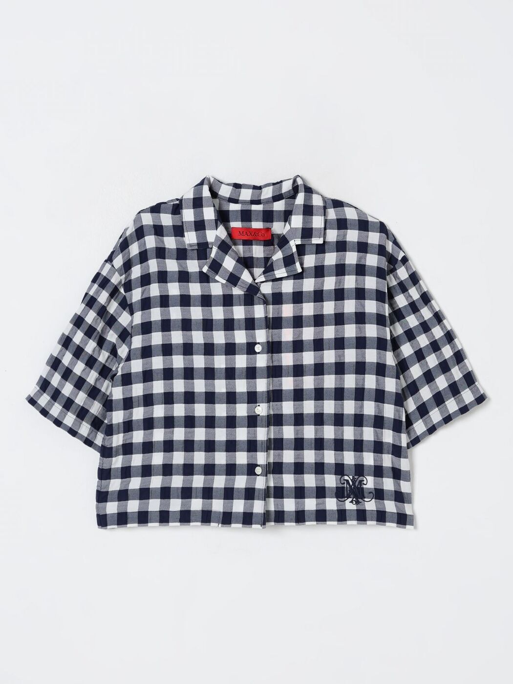 楽天BRANDSHOP・クラージュ楽天市場店マックス アンド コー MAX&CO. KID フォーマルシャツ シャツ ガールズ Formal shirts MX0123MX084 Indigo 関税 送料無料 ラッピング無料 2025SS gi