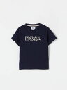 ボスキッズウェア BOSS KIDSWEAR Tシャツ トップス ベビーユニセックス ブルー T-shirt J52107 Blue 関税 送料無料 ラッピング無料 2025SS gi