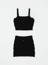 【本日ポイント4倍!!】 エリザベッタ フランキ ELISABETTA FRANCHI LA MIA BAMBINA パジャマ セットアップ ガールズ ブラック Nightwear EFCM015FL060 Black 関税 送料無料 ラッピング無料 2025SS gi