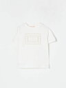 【三連休限定1000円OFF】 エリザベッタ フランキ ELISABETTA FRANCHI LA MIA BAMBINA ロングスリーブTシャツ Tシャツ ボーイズ Long sleeve t-shirts EGTS0960JE006 Yellow Cream 関税 送料無料 ラッピング無料 2025SS gi