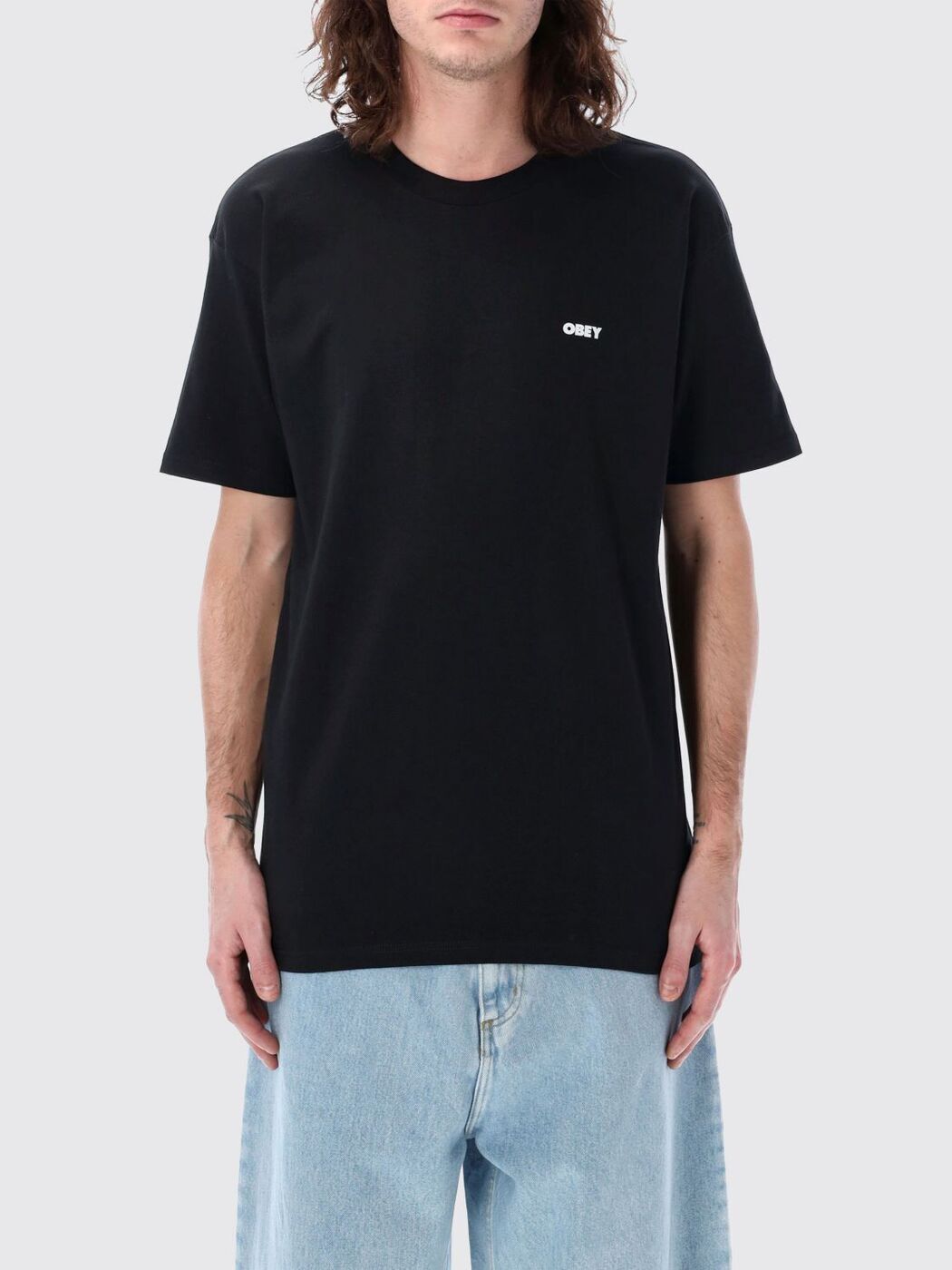 ݥȺ4!! ٥ OBEY T  ֥å T-shirts 165264048 Black  ̵...