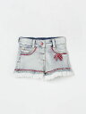 モナリザ MONNALISA パンツ ショートパンツ ベビーユニセックス ブルー Shorts 39E4035020 Denim 関税 送料無料 ラッピング無料 2025SS gi