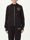 【1000円OFFクーポン配布中!!】 ヴェルサーチェ・ジーンズ・クチュール VERSACE JEANS COUTURE トレーナー レディース ブラック Sweatshirts 78HAIT00CF01T Black 関税 送料無料 ラッピング無料 2025SS gi