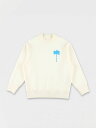 パーム・エンジェルス PALM ANGELS クルーネックジャンパー ニットウェア ボーイズ ホワイト Crew neck jumpers PBBA012S25FLE001 White 関税 送料無料 ラッピング無料 2025SS gi
