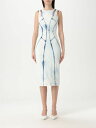 【1000円OFFクーポン配布中!!】 ヴェルサーチェ・ジーンズ・クチュール VERSACE JEANS COUTURE ワンピース ドレス レディース ブルー Dresses 78HAO95RDW063 Blue 関税 送料無料 ラッピング無料 2025SS gi