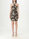 【1000円OFFクーポン配布中!!】 ヴェルサーチェ・ジーンズ・クチュール VERSACE JEANS COUTURE ワンピース ドレス レディース ブラック Dresses 78HAO914JS470 Black 関税 送料無料 ラッピング無料 2025SS gi