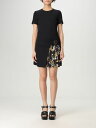 【1000円OFFクーポン配布中!!】 ヴェルサーチェ・ジーンズ・クチュール VERSACE JEANS COUTURE ワンピース ドレス レディース ブラック Dresses 78HAO916N0356 Black 関税 送料無料 ラッピング無料 2025SS gi