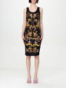 【1000円OFFクーポン配布中!!】 ヴェルサーチェ・ジーンズ・クチュール VERSACE JEANS COUTURE ワンピース ドレス レディース ブラック Dresses 78HAO9P6JS473 Black 関税 送料無料 ラッピング無料 2025SS gi