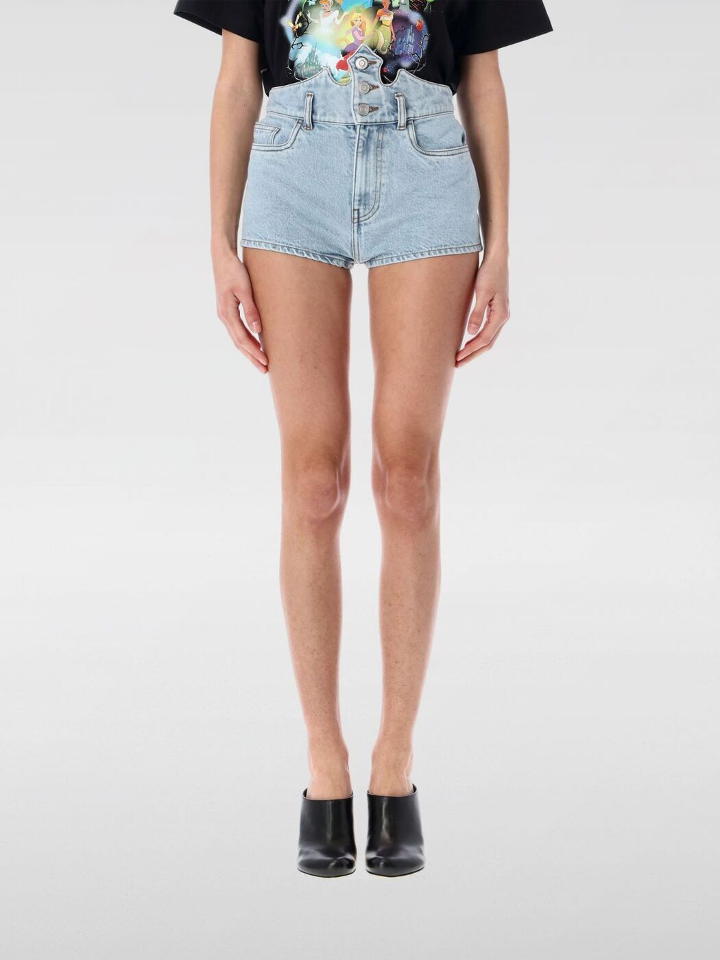 コペルニ COPERNI デニムショーツ ショーツ レディース ブルー Denim shorts DP134F2035 Blue 関税 送料無料 ラッピング無料 2025SS gi