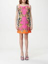 【1000円OFFクーポン配布中!!】 ヴェルサーチェ・ジーンズ・クチュール VERSACE JEANS COUTURE ワンピース ドレス レディース ピンク Dresses 78HAO9P7NS651 Pink 関税 送料無料 ラッピング無料 2025SS gi