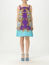【1000円OFFクーポン配布中!!】 ヴェルサーチェ・ジーンズ・クチュール VERSACE JEANS COUTURE ワンピース ドレス レディース パープル Dresses 78HAO9P4ES141 Violet 関税 送料無料 ラッピング無料 2025SS gi